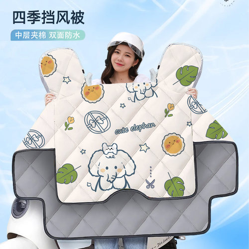 2025新款电动车挡风被四季通用款