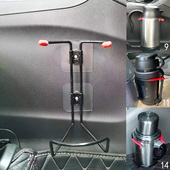 车用电热水壶固定支架保温壶改装 支架货车面包车载杯架 钢丝架挂式