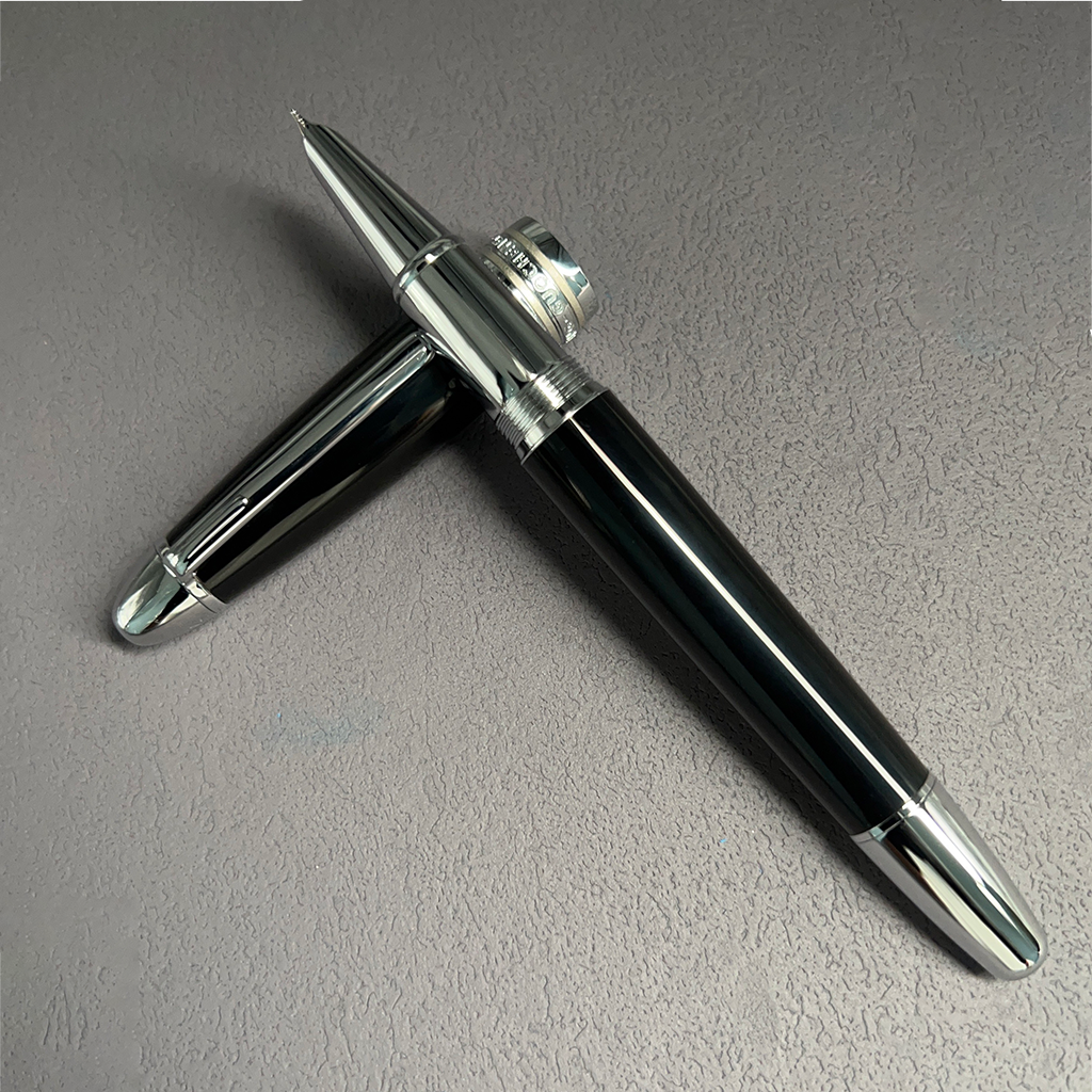 纯铜曜石黑高奢商务钢笔