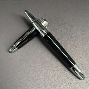 国诚146全铜胎钢琴烤瓷漆电镀高奢办公商务成人高档钢笔 暗尖