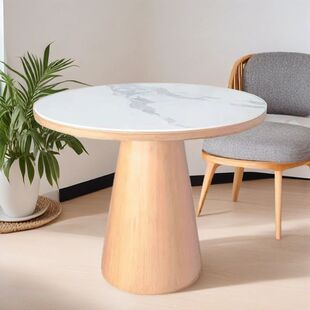 全季 酒店茶几现代沙发角几休闲桌北欧简约圆形边几客厅咖啡桌洽谈