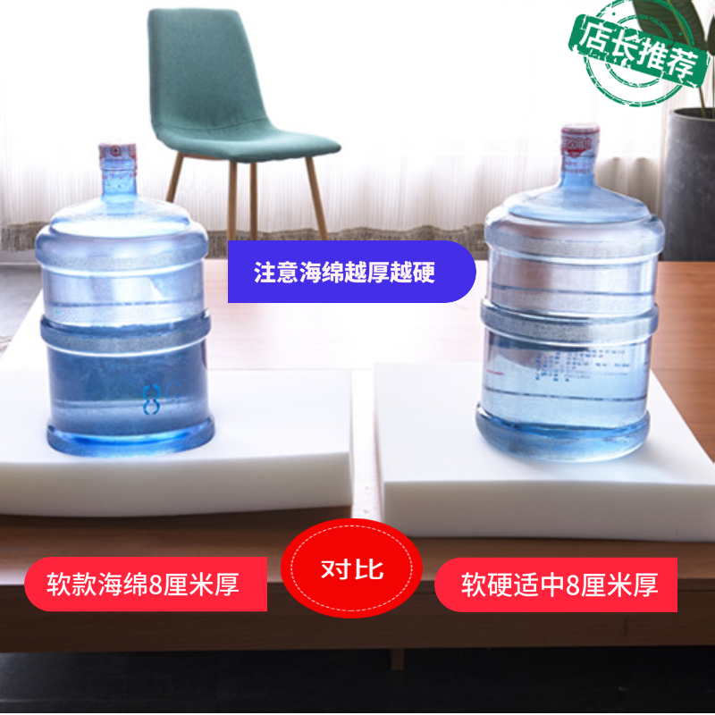 高密度软硬适中单双人1.2米1.5米/1.8米学生宿舍宾馆家用海绵床垫