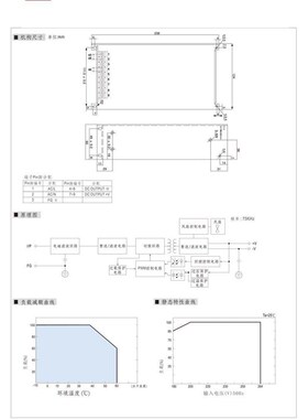 明伟开关电源S-600W-1V5A/24V0260A/36V/48V10A 0V 11070V 2110V