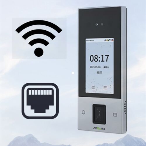 zkteco熵基动态人脸门禁机中控nface128指纹考勤机IC卡刷卡一体机
