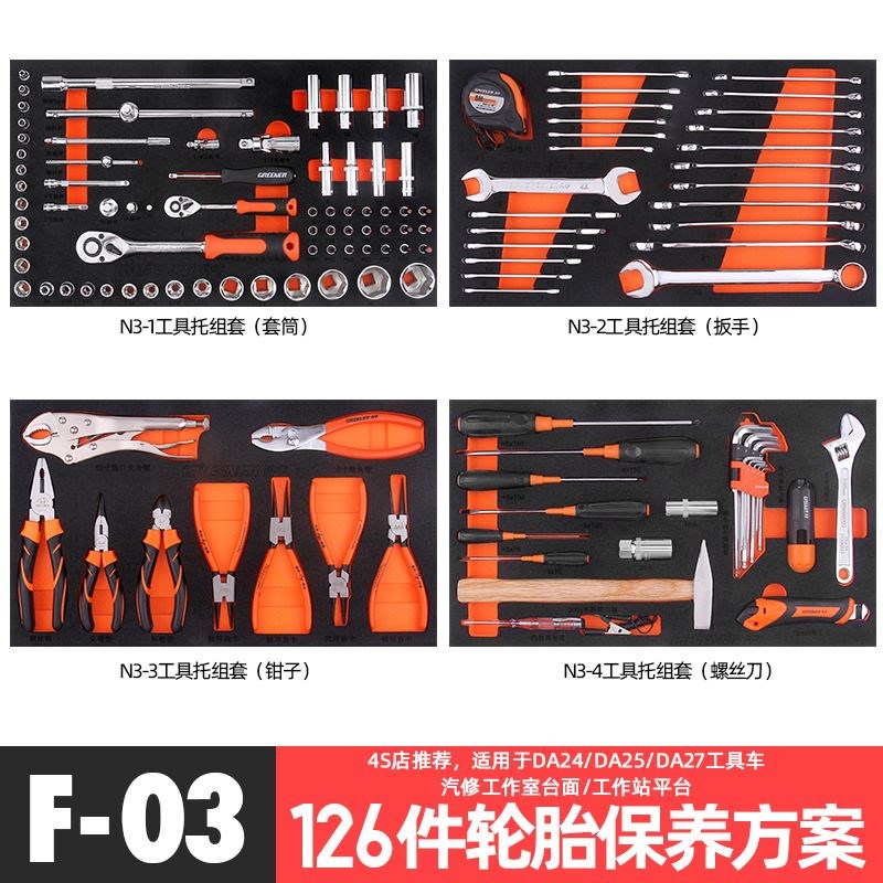绿林37件套汽修套筒套装组合修车工具组套工具箱棘轮扳手工具套装