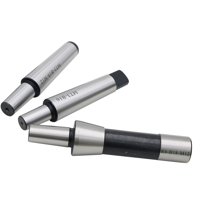 钻接杆R8c20-b16MT3r-B16MT4-B18B22莫氏后拉扁尾JT6钻夹头连接杆