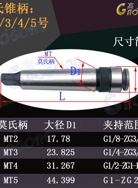 钻攻丝攻/丝锥夹头ZG1/2/3/4/8/ZG1-1/2/4Z/RC/NPT/G3/4/G1/2/4/8