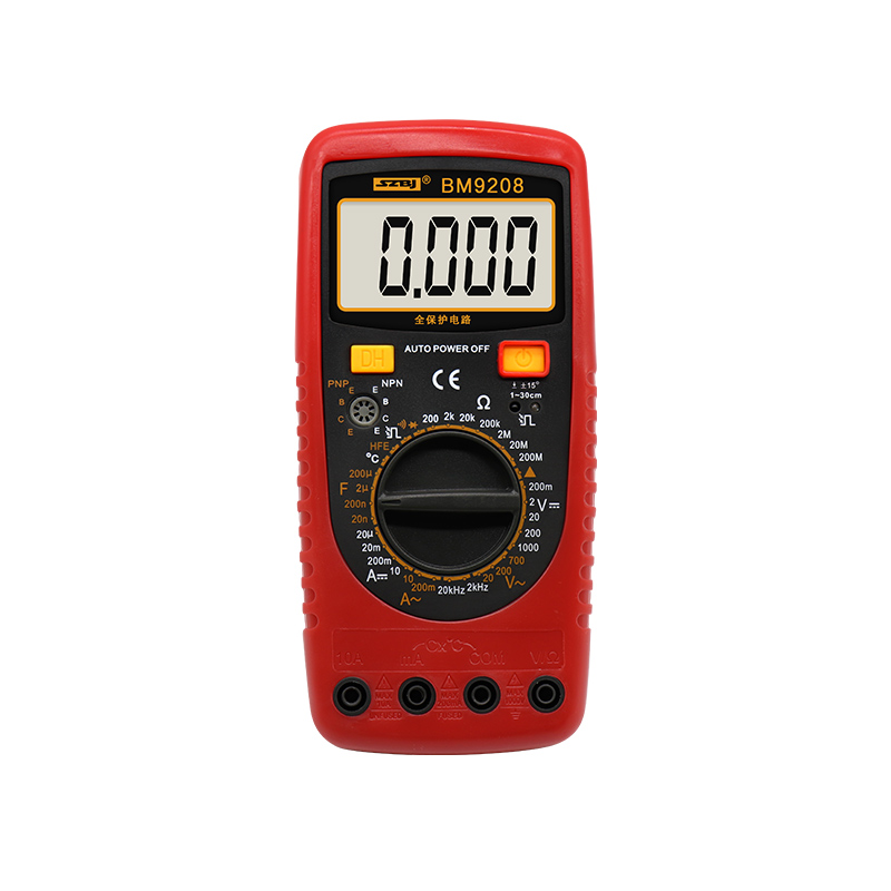 滨江BM9205高精度防烧数字万用表自动关机可测电容数显