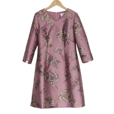 六礼LOOLAYY精选品牌女装高端时尚气质百搭粉色连衣裙A3-15023