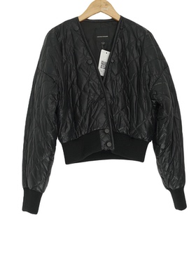 品牌女装高端时尚黑色羽绒服A34-Y0193