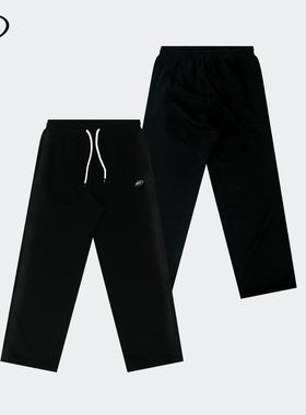 NICEID NICE运动长裤水洗做旧男春秋款宽松直筒刺绣LOGO篮球训练