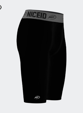 NICEID NICE篮球运动健身五分紧身裤男打底裤训练高弹速干压缩裤