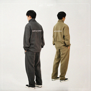 NICEID NICE外套宽松落肩针织全拉链拼接篮球训练服弹力保暖开襟