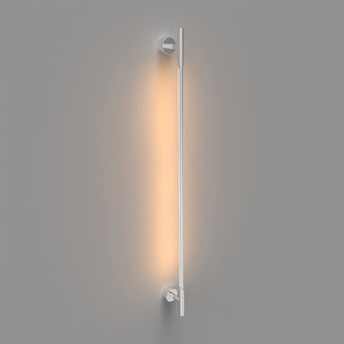 不锈钢长条壁灯公司办公室文化墙酒店壁灯客厅背景墙玄关过道简约