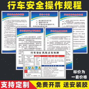 行车安全操作规程行车消防安全管理制度行车十不吊行吊使用安全责任制行车安全风险告知卡行车安全使用规定