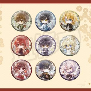 龙族动画形象 岁伴花影系列Q版双闪徽章(现货)