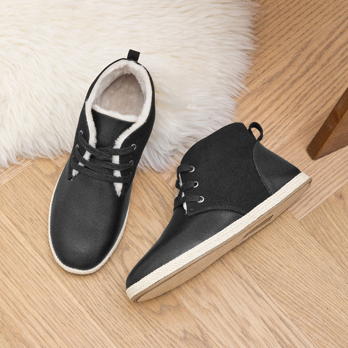 布语堂布语堂冬季新款男女加绒保暖真皮雪地靴防滑系带户外棉靴子,流行男鞋,时尚雪地靴,淘宝优惠券,粉丝福利购,淘宝优惠卷