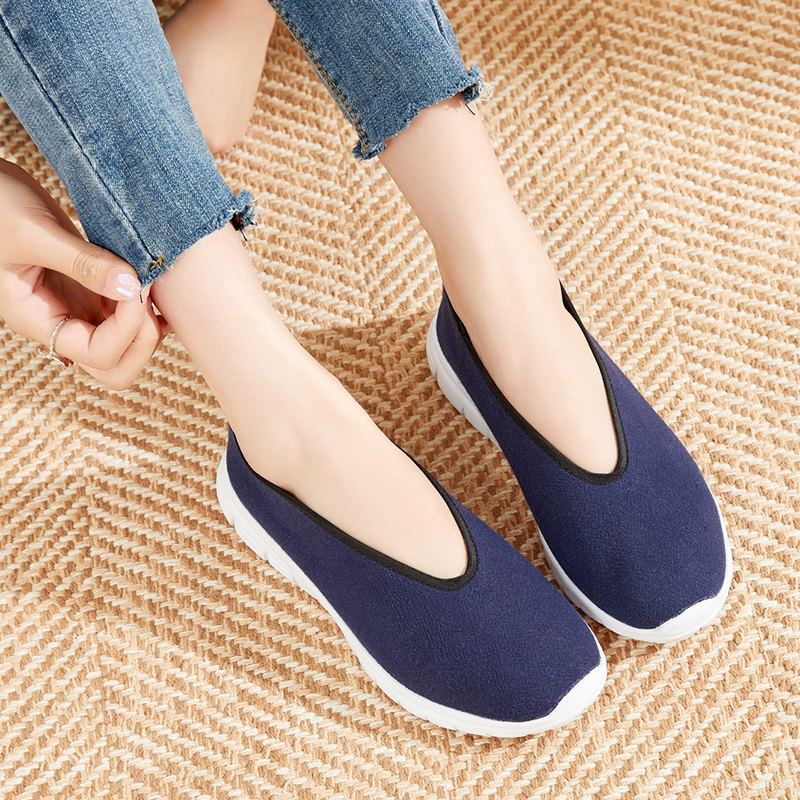 布语堂非遗本草布鞋男女同款夏季运动舒适轻便一脚蹬中老年健步鞋,女鞋,传统布鞋,淘宝优惠券,粉丝福利购,淘宝优惠卷