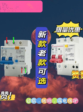 中国·百德尔电气有限公司漏电开关DZ47LE2P63A空开断路器C45
