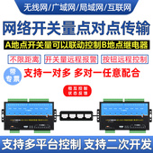 局域网开关量点对点远程无线对传传输收发控制双向反馈继电器开关