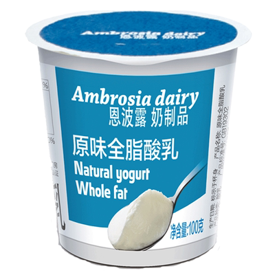 恩波露原味脱脂乳酸奶100g