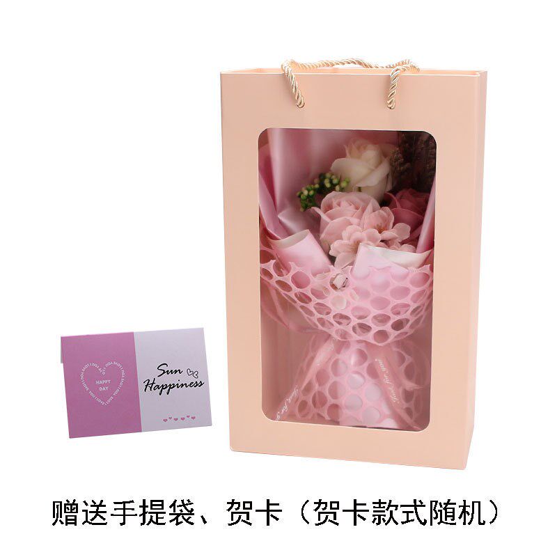 教师节礼物 香皂玫瑰礼盒创意肥皂花 三八节送爱人花