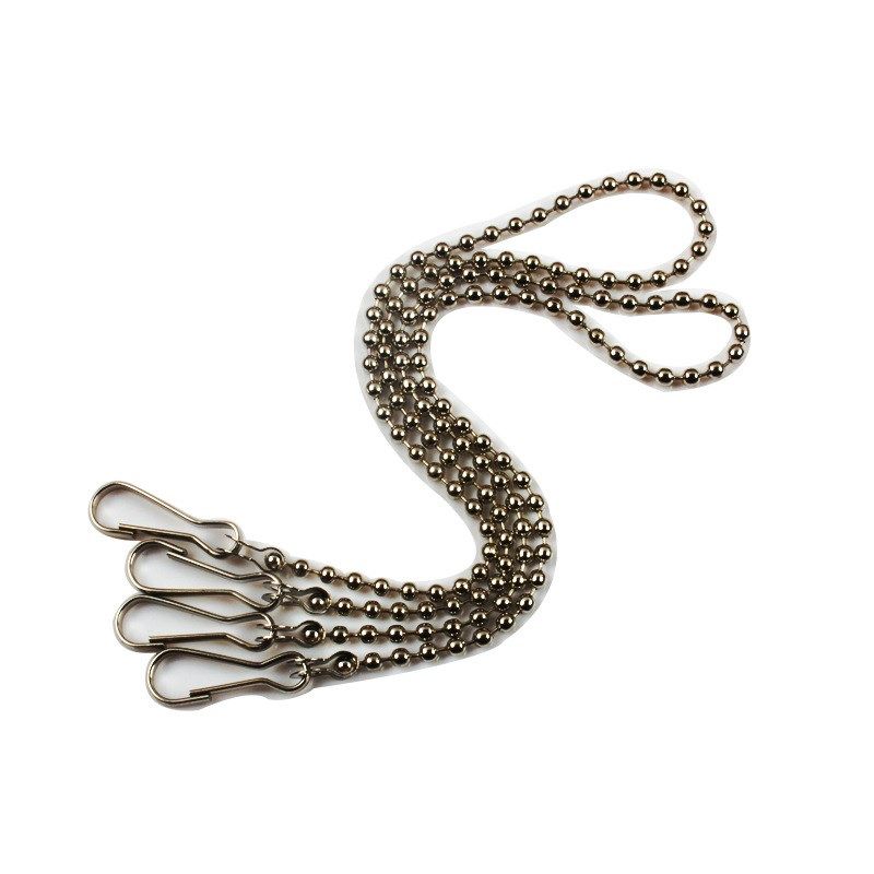 80cm/2条 吊旗杆挂链悬挂POP链子海报杆广告牌挂绳配件标识牌链条