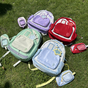 梁拌泡菜LBPC星星痛包原创设计可爱双肩包休闲百搭二次元学生包包