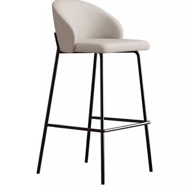 北欧简约风设计师咖啡吧台高脚凳子时尚舒适家用餐厅酒吧专用座椅