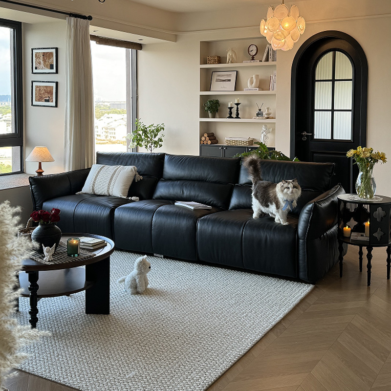 轻奢零靠墙可调节功能沙发