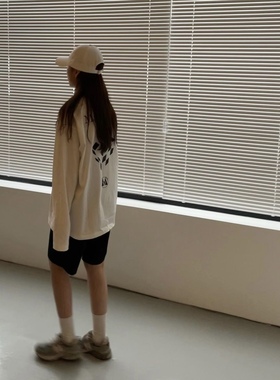 Lonelyheartsclub韩代同款matinkim三色字母长袖上衣卫衣圆领内搭