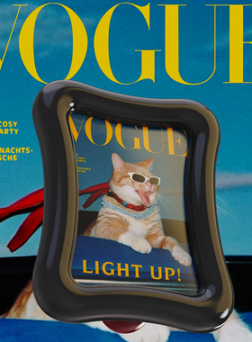 XEMO磁吸相框北欧ins法式复古风红色高级感桌面摆件奶油风