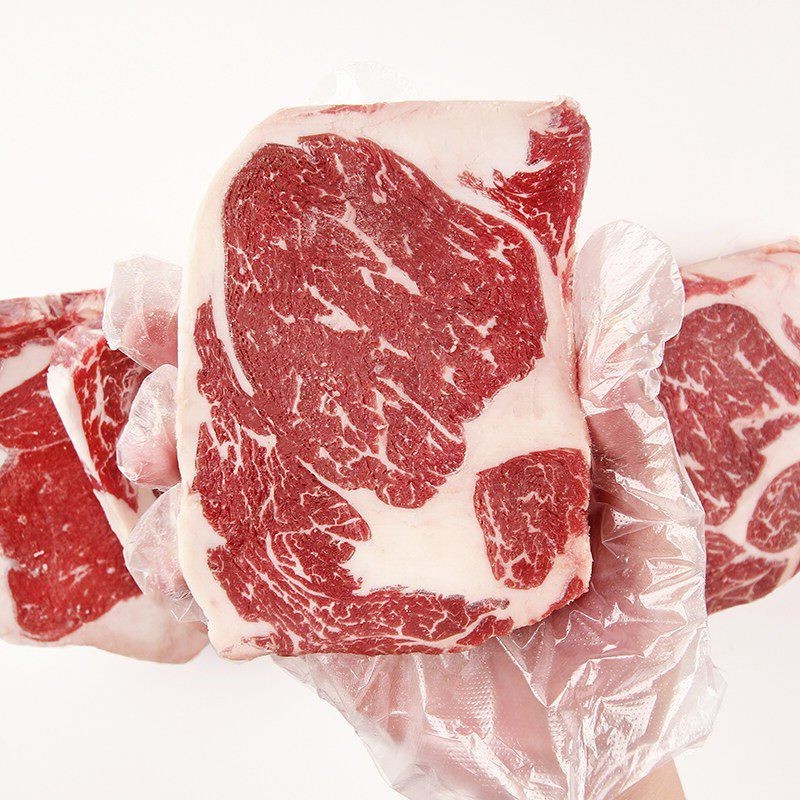 雪花牛肉阿根廷谷饲眼肉牛排商用