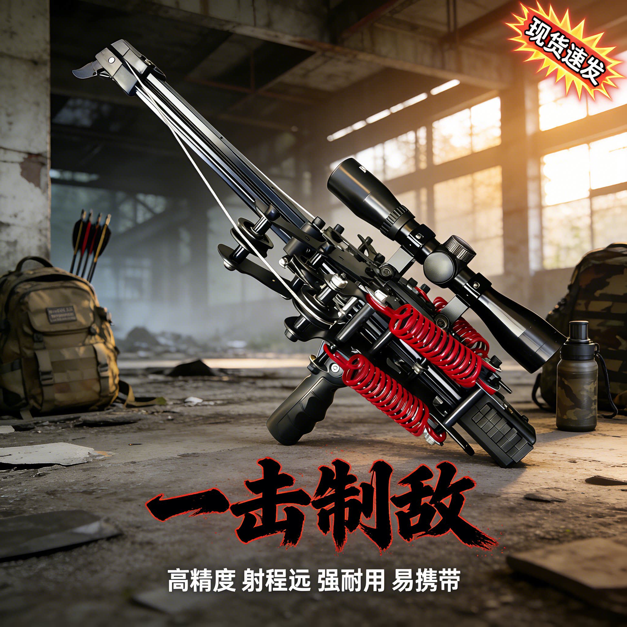 新款高精度瞄准专用眼镜蛇五代成年人连发激光三用弓钢珠复合弓