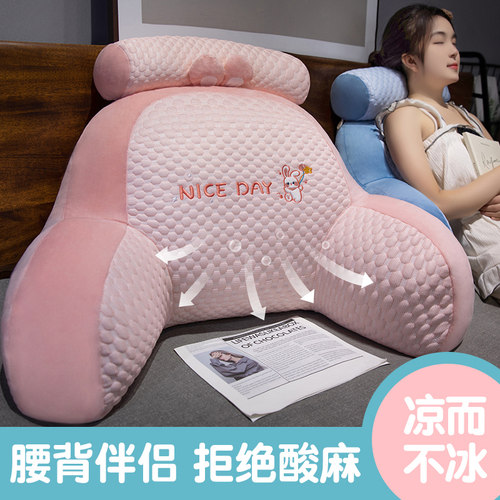 言小白冰豆豆舒适秋冬靠枕