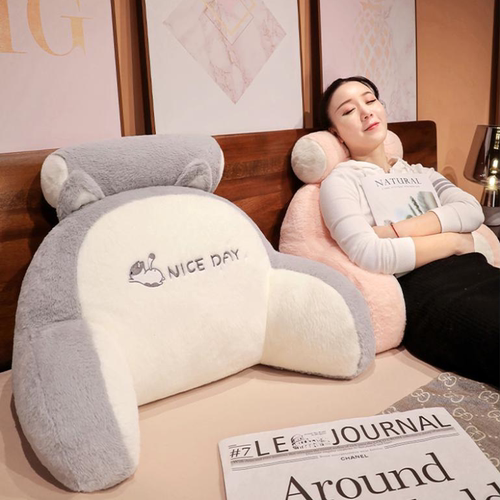 言小白床头靠垫软包护腰大靠背