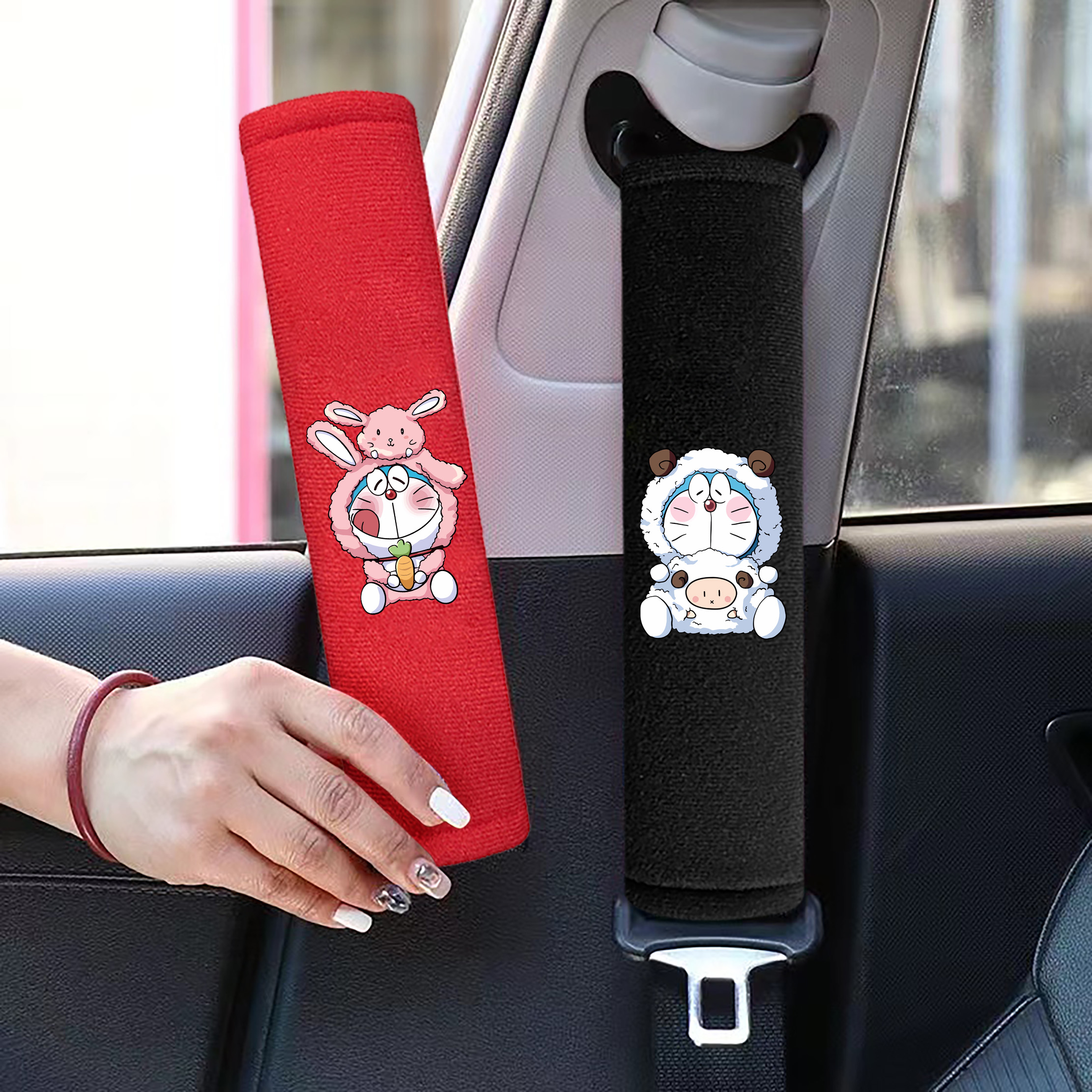 哆啦A梦叮当猫汽车安全带护肩套