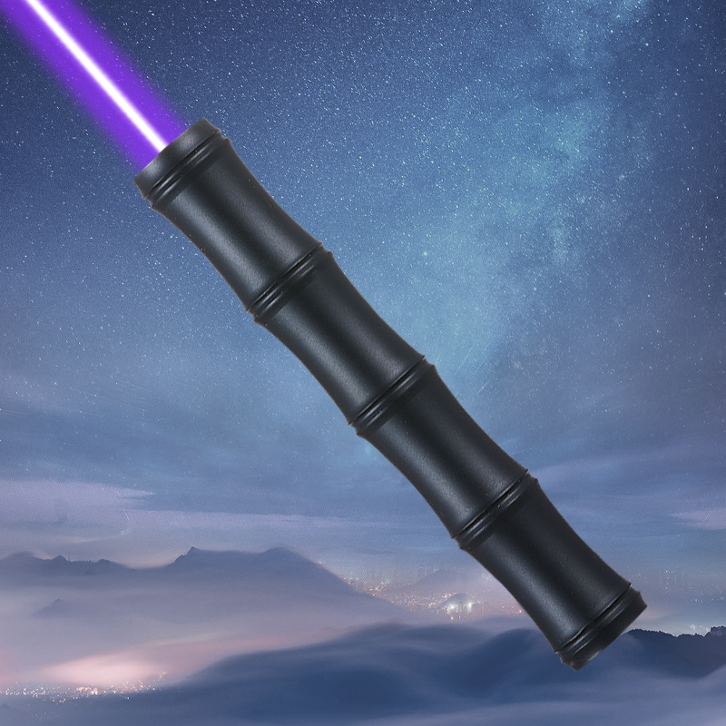 紫光激光指示笔激光手电防蓝光测试笔光敏药物检测UV胶固化紫外线