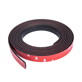 3M 自粘橡胶条扁条 玻璃减震垫 缓冲 背胶 防滑 橡胶垫密封条