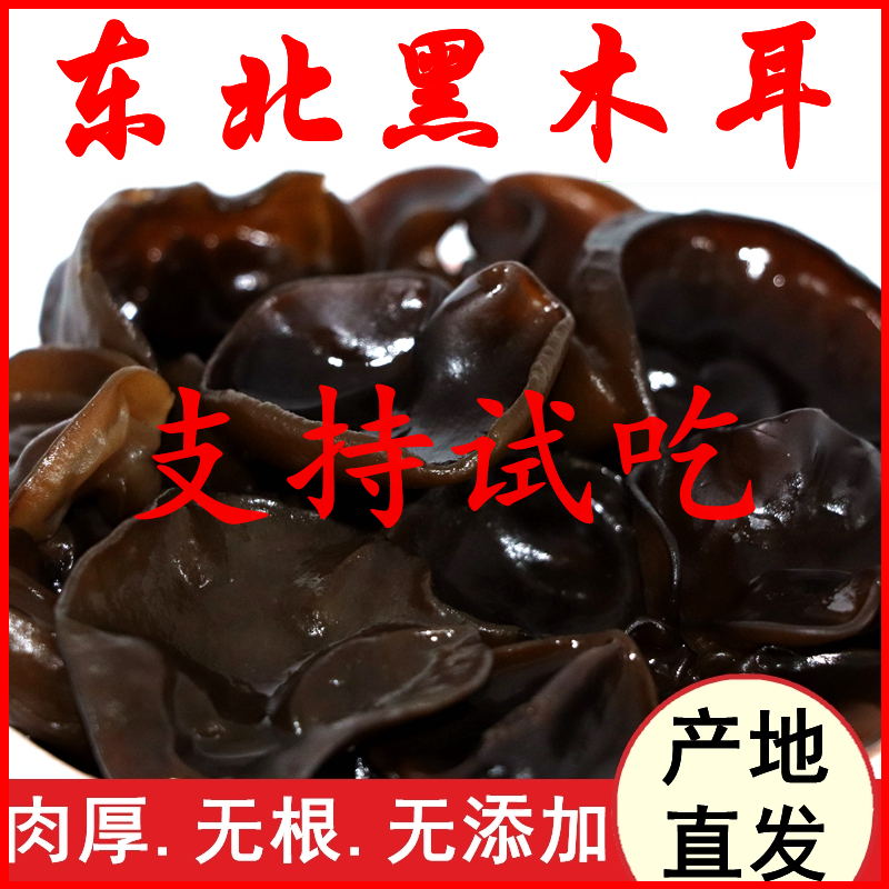 长白山椴木黑木耳东北特产秋木耳干货正宗黄松甸农家自产批发商用