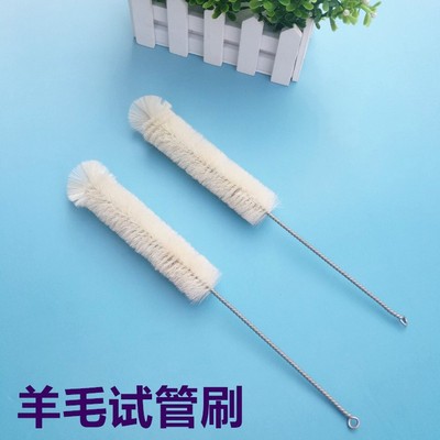 实验室塑料洗瓶试管刷毛大号小号吸管软毛羊毛直销医学实验室耗材