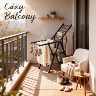 可折叠落地晾衣架家居室内室外加宽加厚可移动阳台晒被子衣服神器