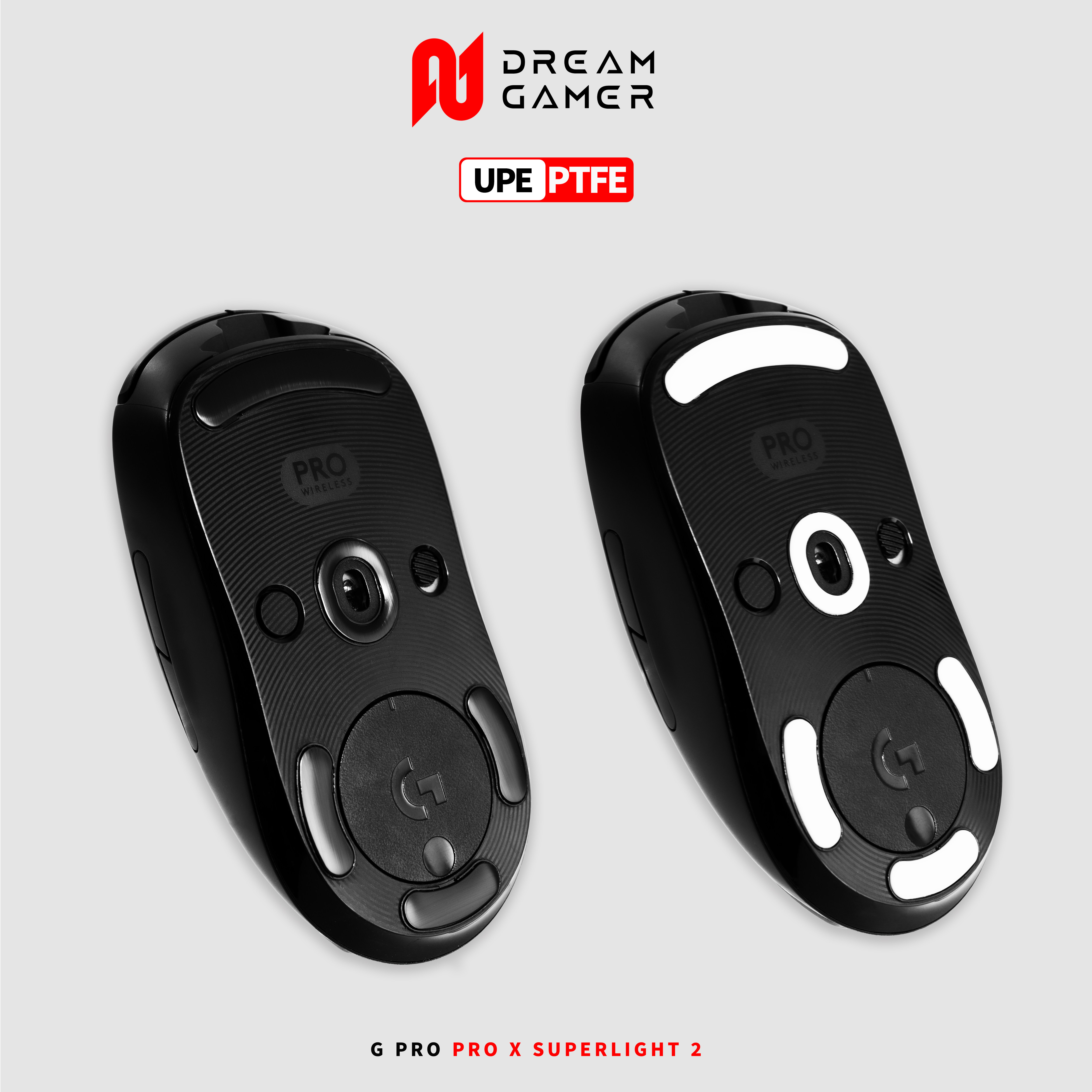 逐梦者电竞GPW一代二代三代鼠标适用罗技脚贴特氟龙耐用顺滑控制