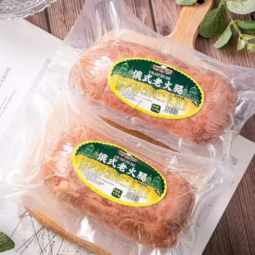 纯哈俄式大火腿450g熟食即食哈尔滨特产东北特色风味下酒菜小肚