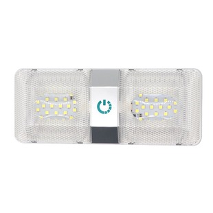 一件代发 6500k 48LED双灯白光无极触控可调光车内阅读灯 6000