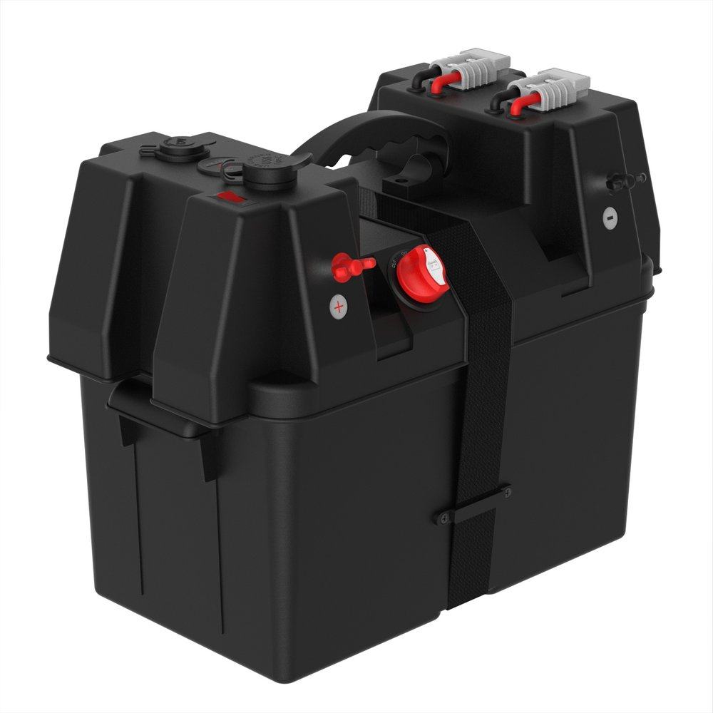 跨境便携式多功能备用电瓶箱房车电池盒轮船车载储能电源盒,电子元器件市场,电池盒/电池座/电池配件,淘宝优惠券,粉丝福利购,淘宝优惠卷