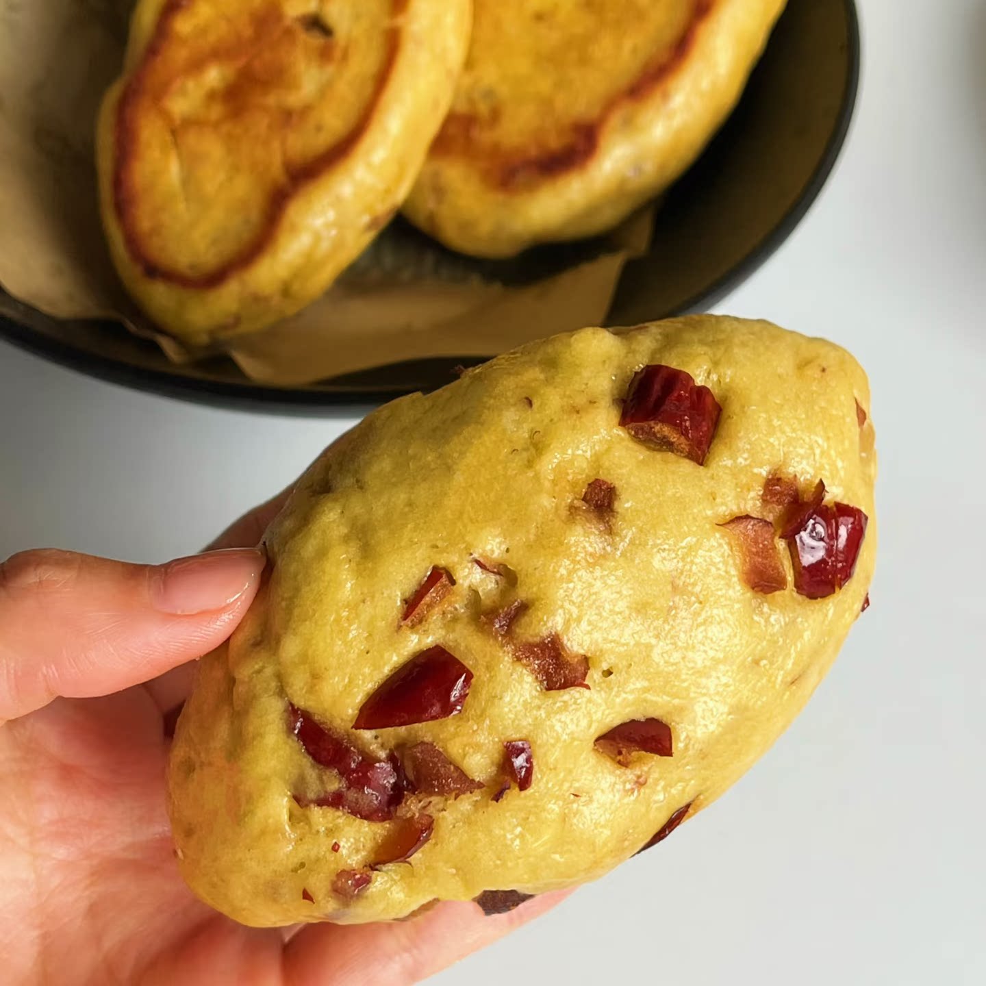 【现做现发】红枣锅贴玉米饼半成品速食代餐小吃美味手工杂粮粗粮