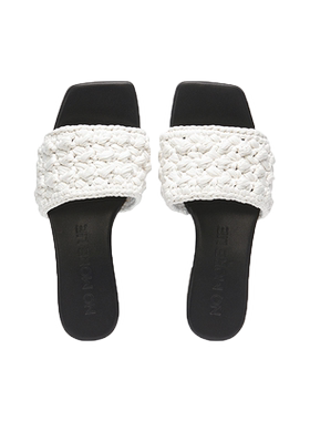 直述新品艺术编织拖鞋原创设计