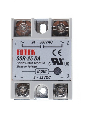 极速Solid State Relay Module SSR-25DA 25AL 250V 3-32V DC Inp