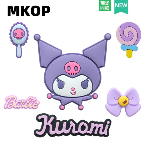 Mkop洞洞鞋配饰库洛米鞋花